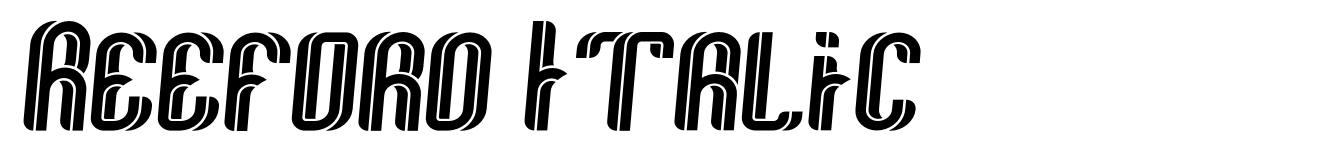 Reeford Italic